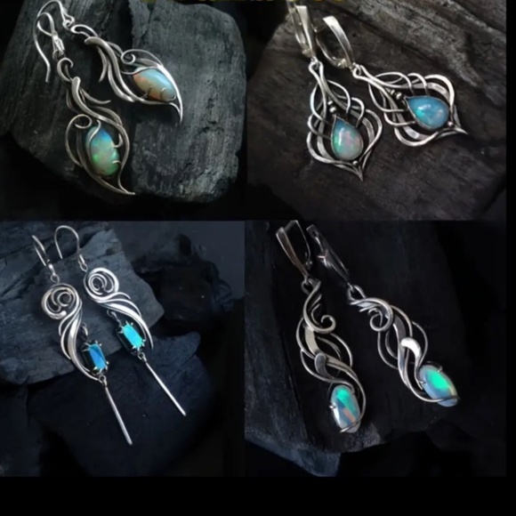 NWT! Silver Tone Scroll Filigree Pierced Dangle Earrings! $18 each OR 2/$30! - Picture 1 of 9